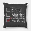 Mentally Dating Throw Pillow Official Vampire Diaries Merch