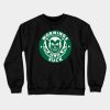 Mornings Suck Starbucks Parody Vampire Crewneck Sweatshirt Official Vampire Diaries Merch