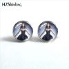 2021 New The Vampire Diaries Stud Earring TV Series Round Earrings Handmade Glass Dome Photo Printed 3 - Vampire Diaries Merch