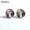 2021 New The Vampire Diaries Stud Earring TV Series Round Earrings Handmade Glass Dome Photo Printed 4 - Vampire Diaries Merch