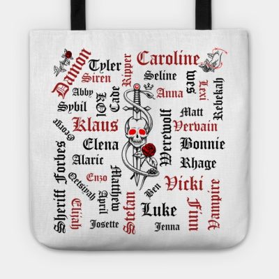 Tvd Characters Tote Official Vampire Diaries Merch