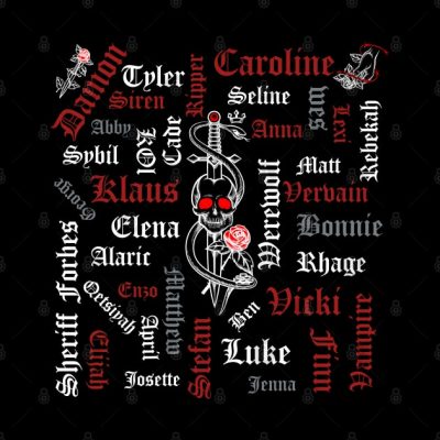 Tvd Characters Tapestry Official Vampire Diaries Merch