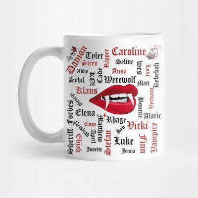 Tvd Characters V Mug Official Vampire Diaries Merch