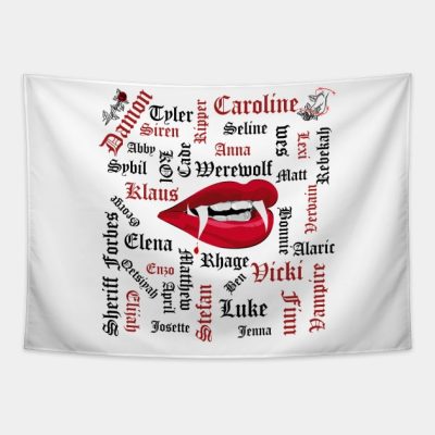 Tvd Characters V Tapestry Official Vampire Diaries Merch