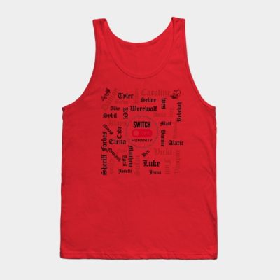 Tvd Characters Switch Off Humanity Tank Top Official Vampire Diaries Merch