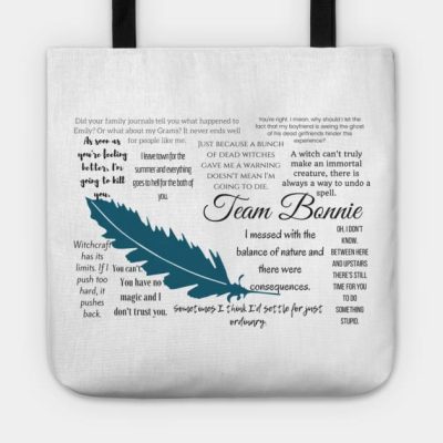 Team Bonnie Tote Official Vampire Diaries Merch