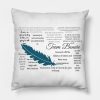 Team Bonnie Throw Pillow Official Vampire Diaries Merch