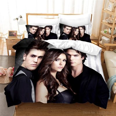 3D TV Series The Vampire Diaries Bedding set housse de couette Duvet cover set juego de 7 - Vampire Diaries Merch