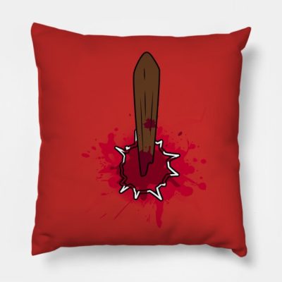 Stake To The Chest Throw Pillow Official Vampire Diaries Merch