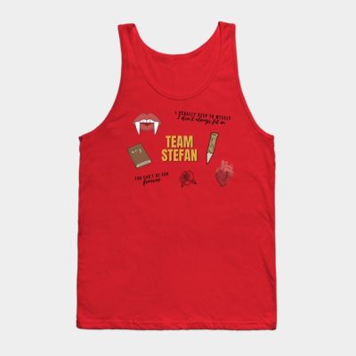 Team Stefan Vampire Pack Tank Top Official Vampire Diaries Merch