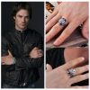 925 Sterling Silver The Vampire Diaries Damon Salvatore Lapis Lazuil Mens Ring Jewelry 925 Sterling Silver - Vampire Diaries Merch