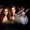 925 Sterling Silver Vampire Diaries Cosplay Jewelry Damon Salvatore Lapis Lazuli Pendant Necklace Custom Letters Men 5 - Vampire Diaries Merch