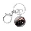 Keychains Handmade Glass Cabochon Alloys Key Rings Pendants Trinkets The Vampire Diaries 1 - Vampire Diaries Merch