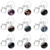 Keychains Handmade Glass Cabochon Alloys Key Rings Pendants Trinkets The Vampire Diaries - Vampire Diaries Merch