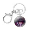 Keychains Handmade Glass Cabochon Alloys Key Rings Pendants Trinkets The Vampire Diaries 2 - Vampire Diaries Merch