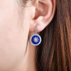 Lapis Lazuli The Vampire Diaries Earrings S925 Silver Classic Women Earrings Fashion Exquisite All match Jewelry 1 - Vampire Diaries Merch