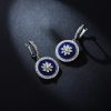 Lapis Lazuli The Vampire Diaries Earrings S925 Silver Classic Women Earrings Fashion Exquisite All match Jewelry 2 - Vampire Diaries Merch