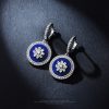 Lapis Lazuli The Vampire Diaries Earrings S925 Silver Classic Women Earrings Fashion Exquisite All match Jewelry 3 - Vampire Diaries Merch