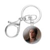 The Vampire Diaries Ian Somerhalder Keychains Handmade Glass Cabochon Alloys Key Rings Pendants Trinkets 5 - Vampire Diaries Merch