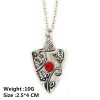 The Vampire Diary Originals Family Bonnie Bennett Almandine Garnet Talisman Necklace cosplay movie jewelry 1 - Vampire Diaries Merch