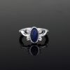 VampireDiaries Rings Elena Gilbert Daylight Rings Vintage Crystal Ring with Blue Lapis Fashion Movies Jewelry Cosplay - Vampire Diaries Merch