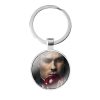 glass cabochon keychain Bag Car key chain Ring Holder Charms keychains Gifts Ian Somerhalder The Vampire 4 - Vampire Diaries Merch