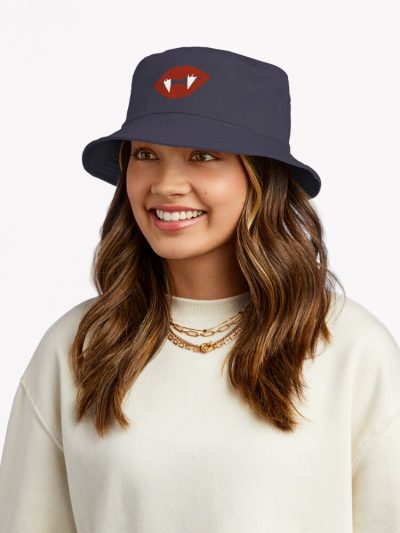 Vampire Fangs & Lips Bucket Hat Official Vampire Diaries Merch