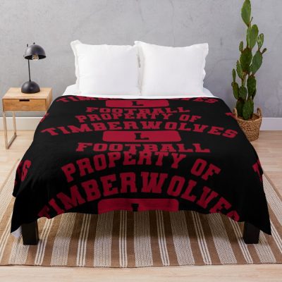 Vampire Diaries Property Of Timberwolves Football Throw Blanket Official Vampire Diaries Merch