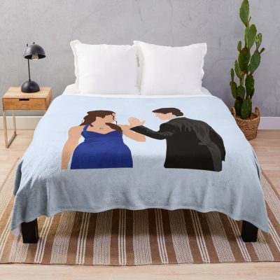 Damon And Elena Throw Blanket Official Vampire Diaries Merch