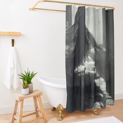 Rough Shower Curtain Official Vampire Diaries Merch