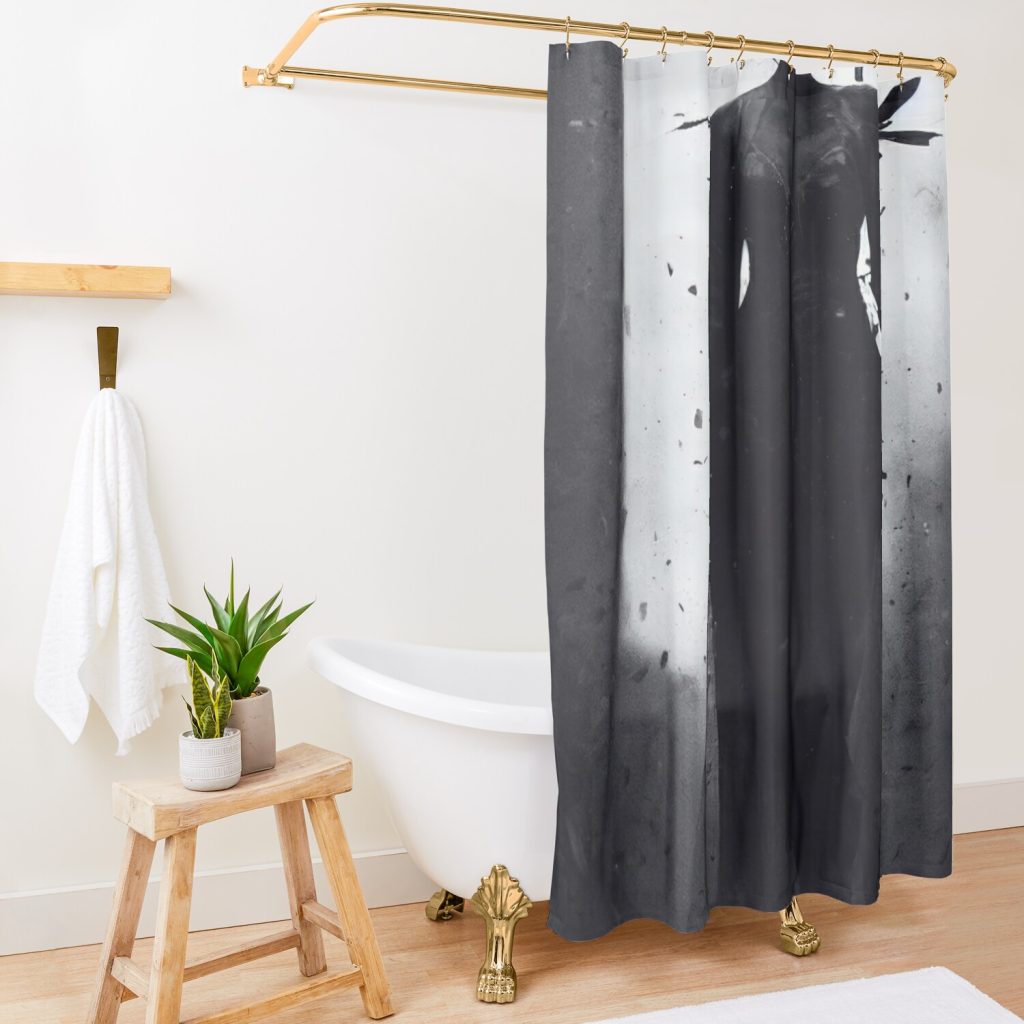 Rough Shower Curtain Official Vampire Diaries Merch